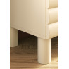 Buffet/bahut moderne 4 portes coloris crème Adriatic