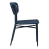 Chaise de restaurant d'extérieur empilable en tressage cordé Davida