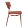 Chaise de restaurant d'extérieur empilable en tressage cordé Davida