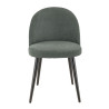 Chaise de restaurant en tissu Enzo (lot de 2)