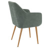 Fauteuil de restaurant en tissu Enzo (lot de 2)