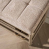Vestiaire d'entrée industriel 100 cm en métal beige Luna