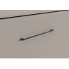 Lit escamotable vertical contemporain gris sahara Jawal