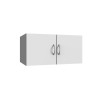 Surmeuble 2 portes blanc profondeur 69 cm Jesy