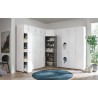Surmeuble 2 portes blanc profondeur 69 cm Jesy