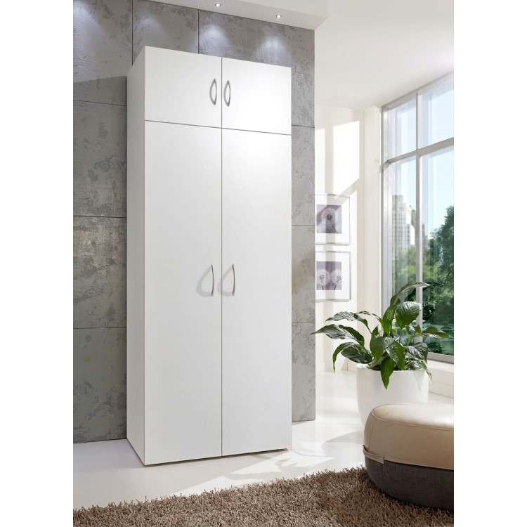 Surmeuble 2 portes blanc profondeur 40 cm Jesy