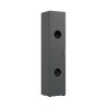 Armoire à linge graphite 2 paniers profondeur 40 cm Jesy