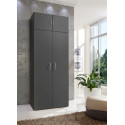 Surmeuble 2 portes graphite profondeur 54 cm Jesy