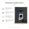 Ensemble de buanderie contemporain 6 élements graphite Jesy