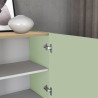 Buffet/bahut moderne 2 portes vert/chêne chopin Grana