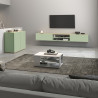 Buffet/bahut moderne 2 portes vert/chêne chopin Grana