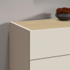 Buffet/bahut moderne 80 cm cachemire/chêne chopin Grana