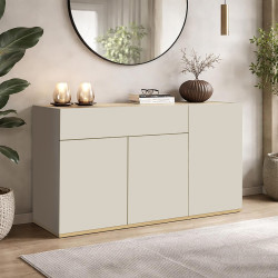 Buffet/bahut moderne 120 cm cachemire/chêne chopin Grana