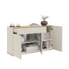 Buffet/bahut moderne 120 cm cachemire/chêne chopin Grana