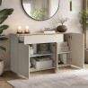 Buffet/bahut moderne 120 cm cachemire/chêne chopin Grana