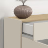 Buffet/bahut moderne 120 cm cachemire/chêne chopin Grana
