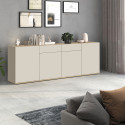 Buffet/bahut moderne 200 cm cachemire/ch&ecirc;ne chopin Grana