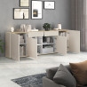 Buffet/bahut moderne 200 cm cachemire/chêne chopin Grana