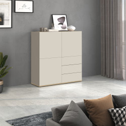 Buffet haut moderne cachemire/chêne chopin Grana
