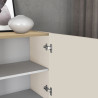 Buffet/bahut moderne 2 portes cachemire/chêne chopin Grana