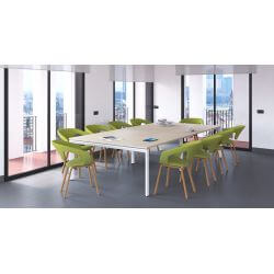 Table de réunion contemporaine 250 cm Regis