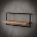 Etag&egrave;re industrielle en acacia massif naturel 65 cm Marjorie
