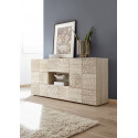 Buffet/bahut moderne 2 portes/2 tiroirs ch&ecirc;ne samoa Orlane