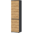 Penderie contemporaine ch&ecirc;ne/anthracite Ol&eacute;ron