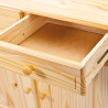 Buffet rustique en pin massif blanc Valence