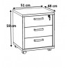Caisson de bureau contemporain Carlos