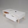 Table basse scandinave blanche Anders