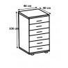 Chiffonnier contemporain Telma
