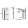Armoire adulte contemporaine Hansen