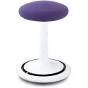 Tabouret ergonomique r&eacute;glable en hauteur 44-66 cm rev&ecirc;tement tissu Aline