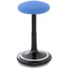 Tabouret ergonomique réglable en hauteur 57-79 cm revêtement tissu Aline