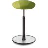 Tabouret ergonomique réglable en hauteur assise en cuir vert Elsa