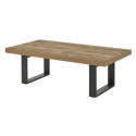 Table basse contemporaine coloris ch&ecirc;ne Paulin