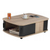 Table basse contemporaine à rideau Rudie