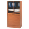 Classeur double à rideau contemporain H 140 cm Hilda