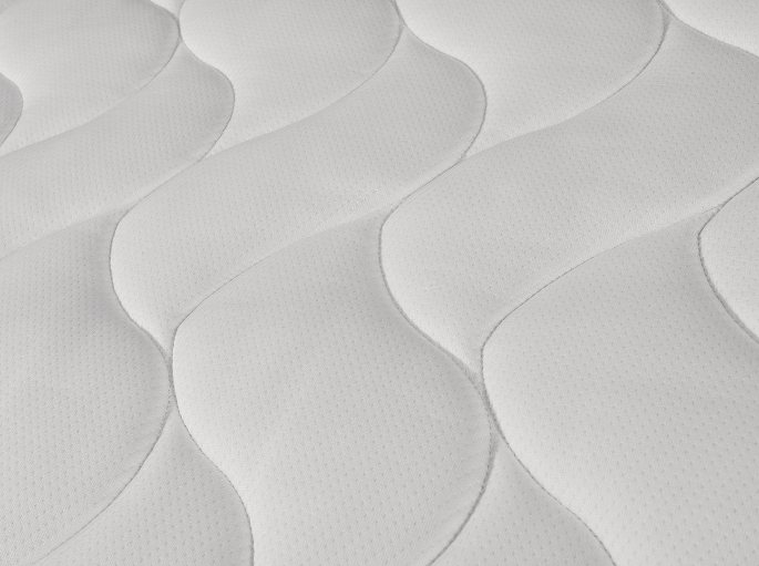 Piquage matelassé du tissu de surface d'une literie à ressorts