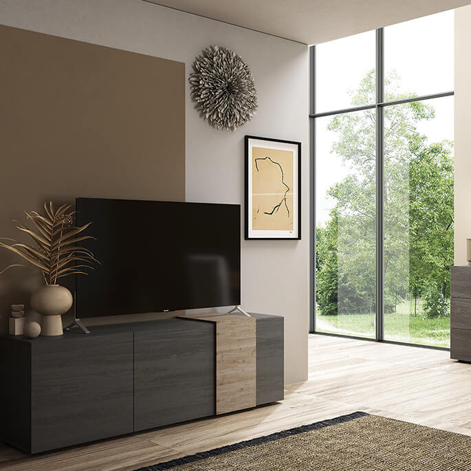 Meuble TV moderne 181 cm