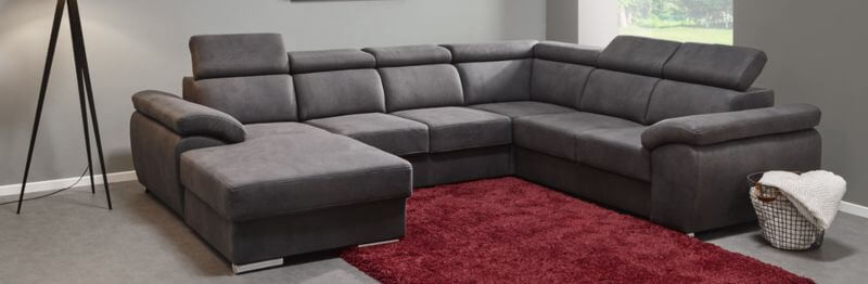 Un canapé d’angle pour un salon design