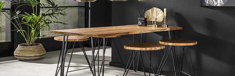 Je choisis le style industriel pour ma salle à manger