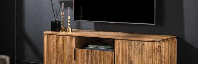 Quels sont les avantages d'un meuble TV en bois massif ?
