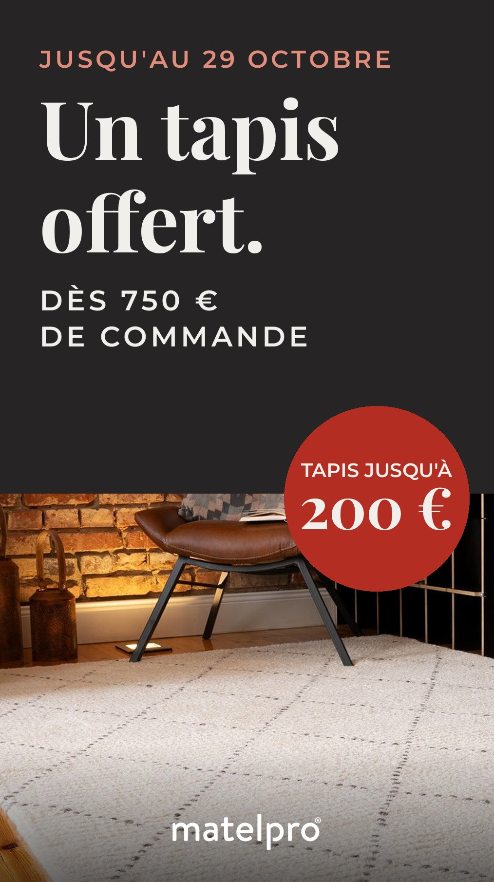 Tapis offert